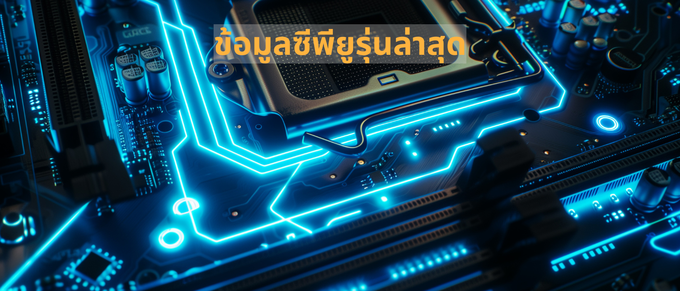 ข้อมูลซีพียูรุ่นล่าสุด